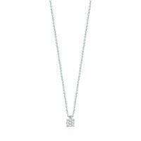 Collana Bliss Donna BL CARESSE in Oro bianco Diamante 0.04 Ct 20101433 - 20101433